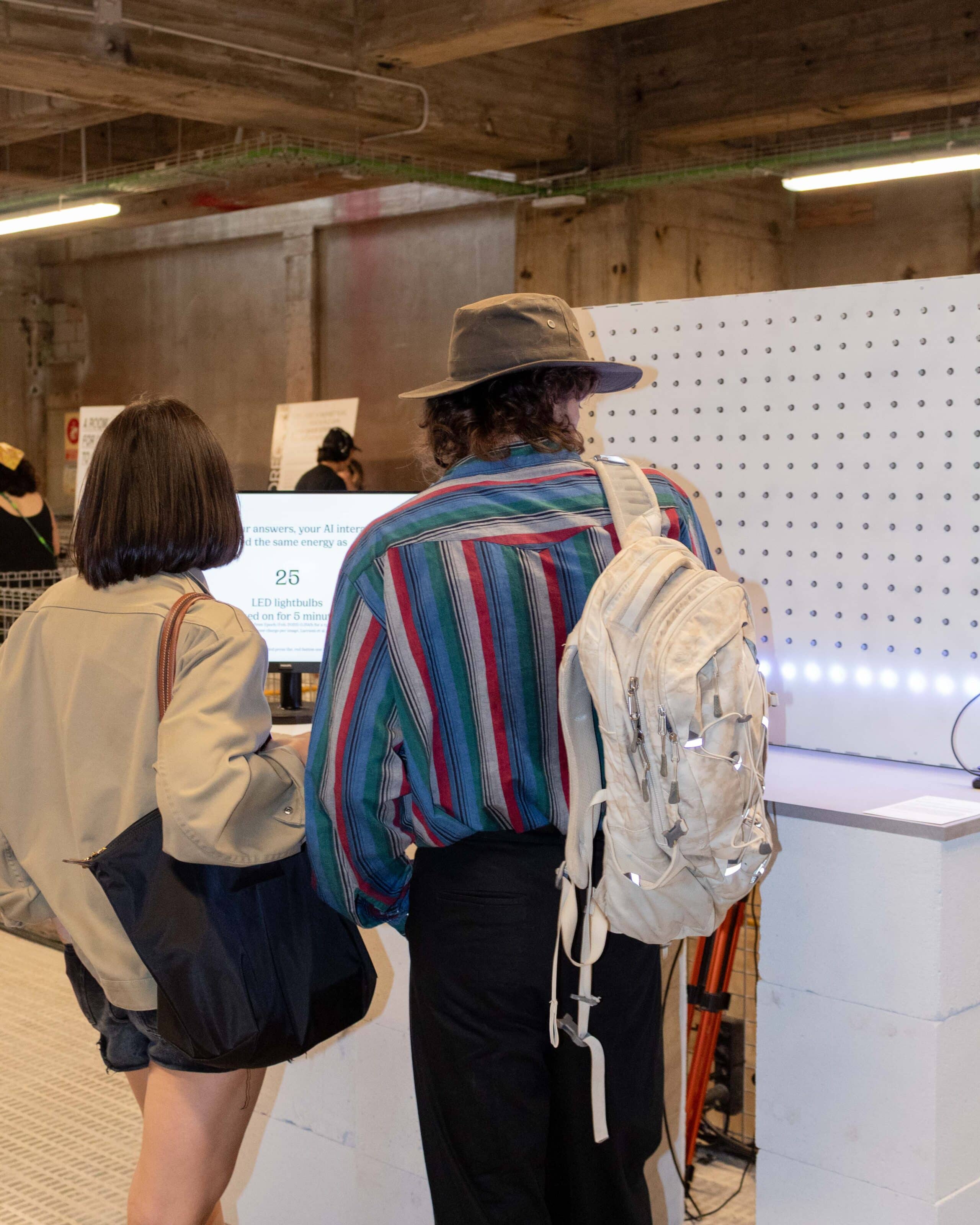 Interaction with light installation